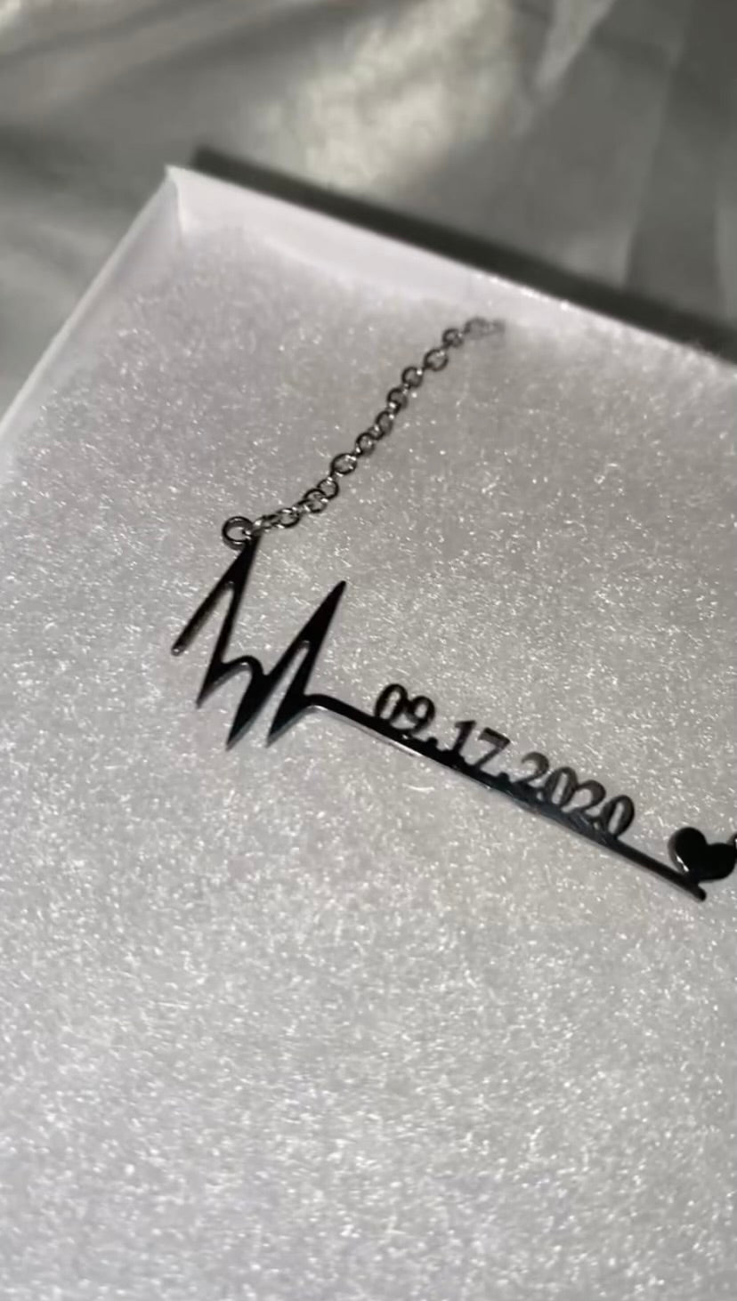 Custom Heartbeat Nameplate