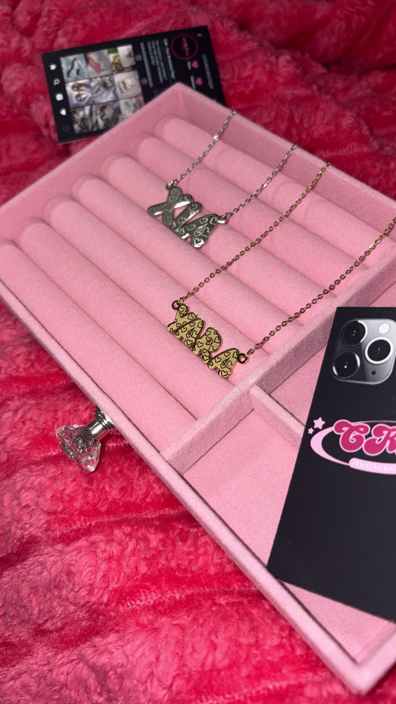 Custom Heart Engraved Necklace