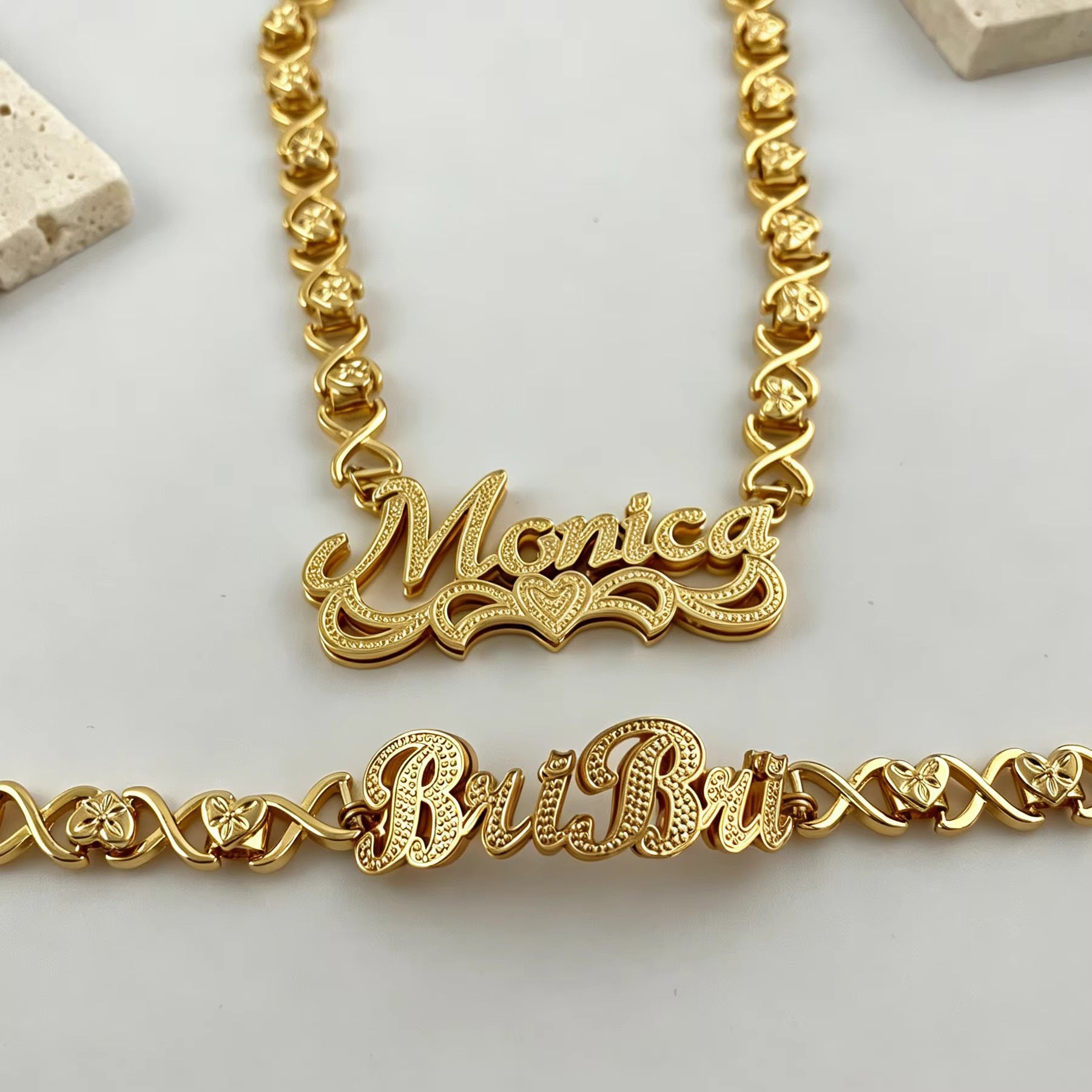 Double Plated Name Duo