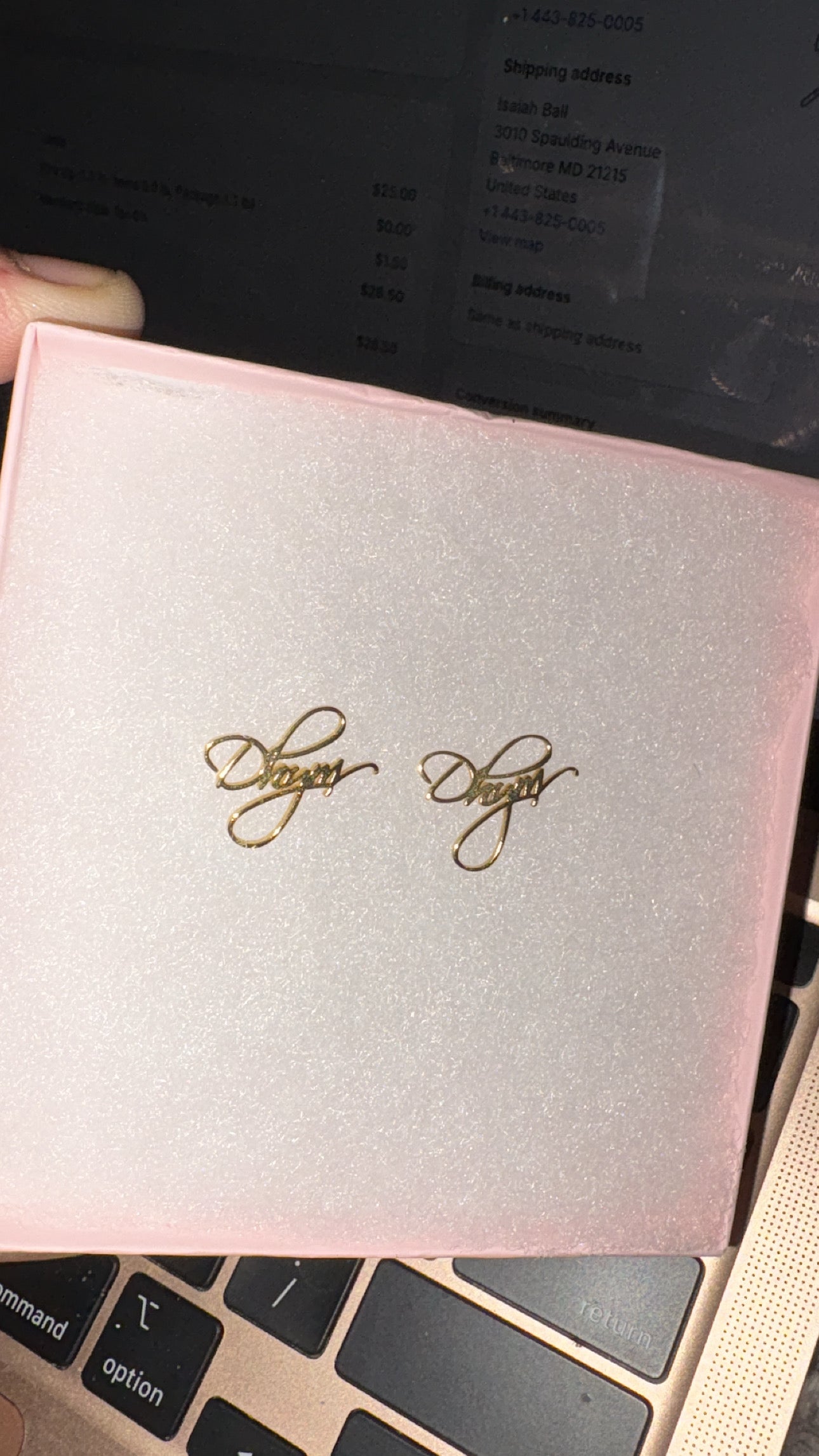 Custom Name Earrings