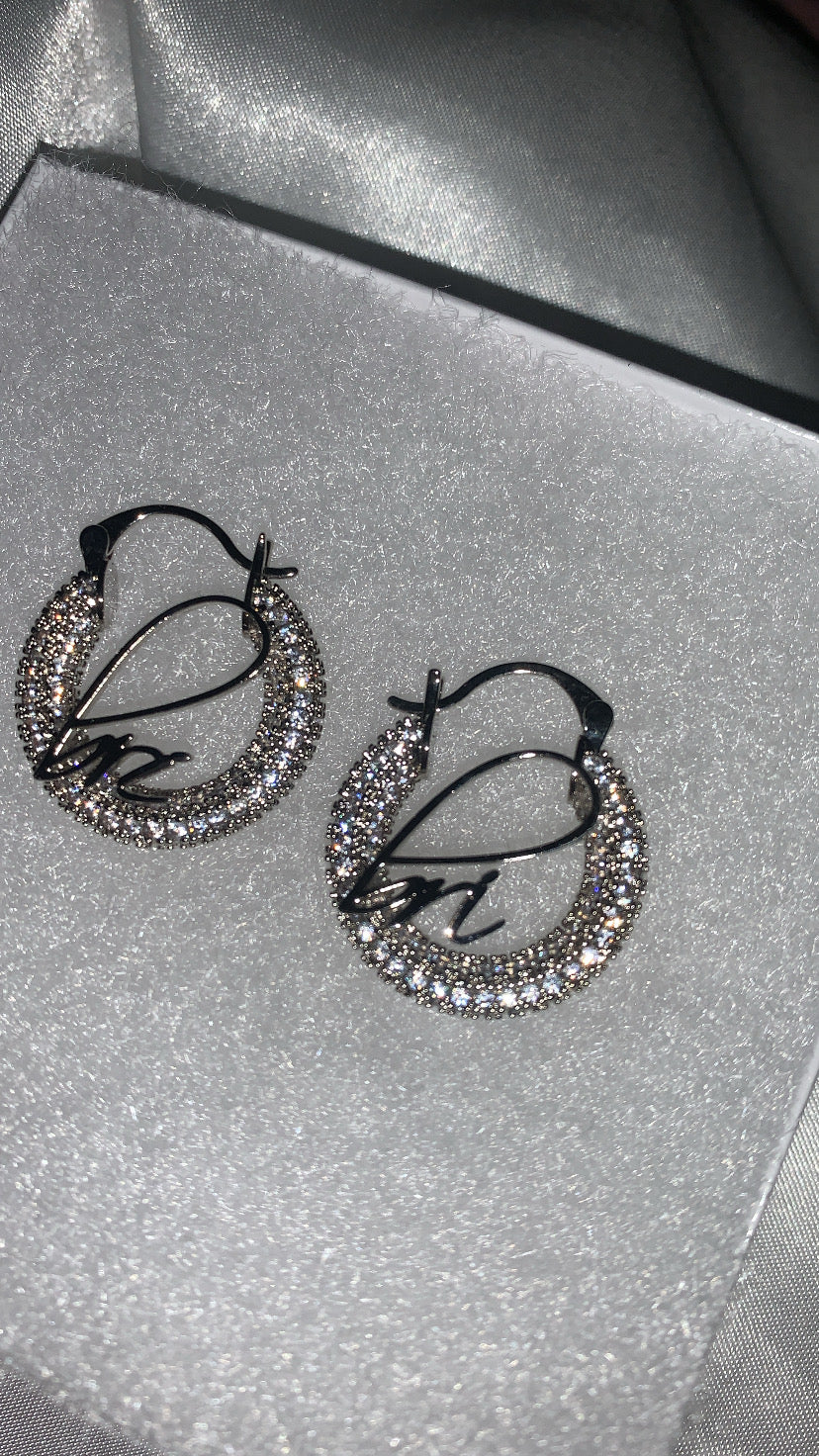 Diamond Lux Hoops